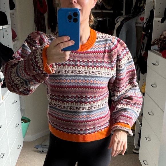 Colorful Patterned Sweater - Picture 2 of 4